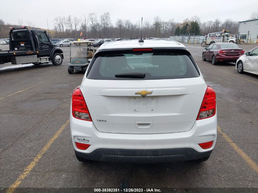 2020 Chevrolet Trax Fwd Ls VIN: 3GNCJKSB3LL121012 Lot: 38392351