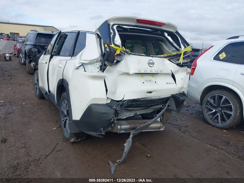 2023 Nissan Rogue Sv Intelligent Awd VIN: JN8BT3BB1PW469707 Lot: 38392411