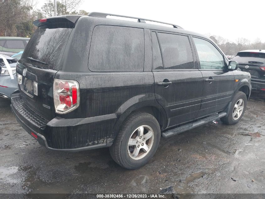 5FNYF18627B011089 2007 Honda Pilot Ex-L