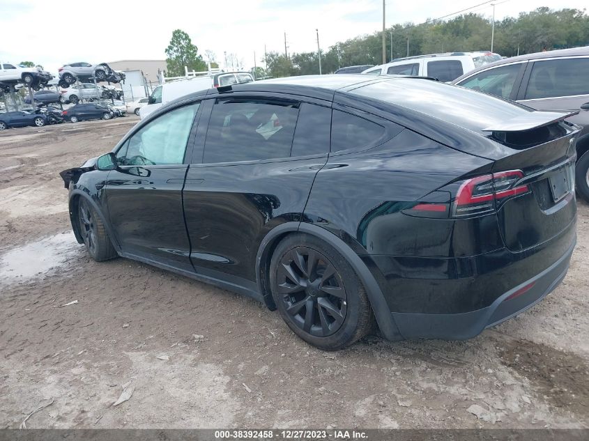 2023 Tesla Model X Dual Motor All-Wheel Drive/Standard Range VIN: 7SAXCBE51PF376534 Lot: 38392458