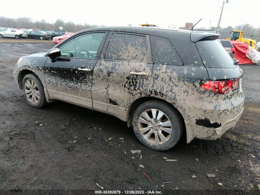 2011 Acura Rdx VIN: 5J8TB2H58BA000457 Lot: 38392679