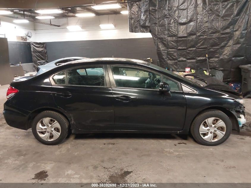 2013 Honda Civic Lx VIN: 19XFB2F54DE236585 Lot: 38392698