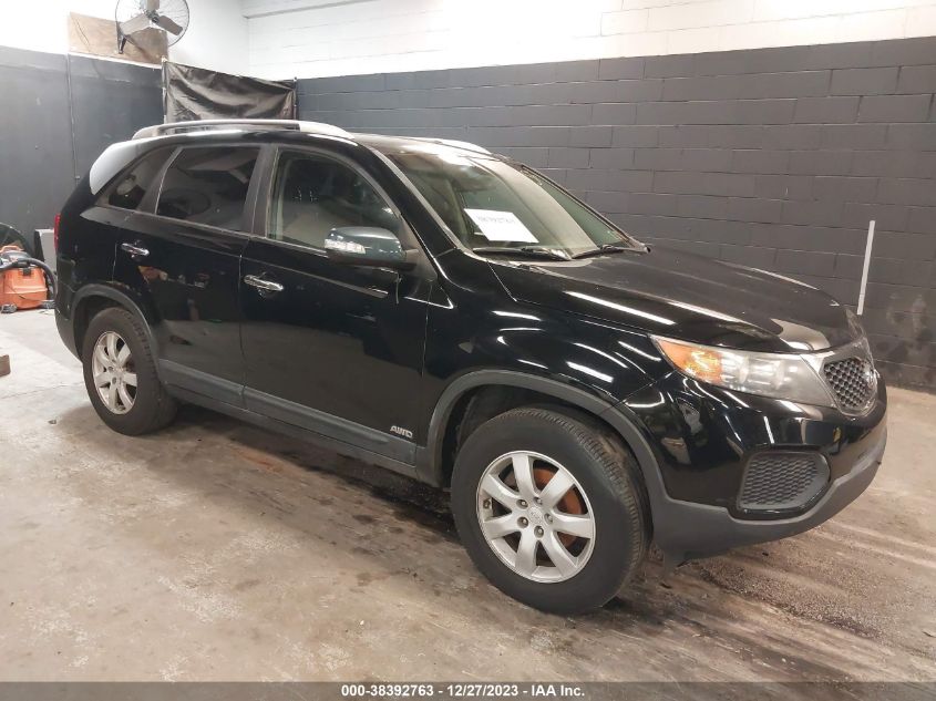 2013 Kia Sorento Lx V6 VIN: 5XYKTDA24DG376093 Lot: 38392763