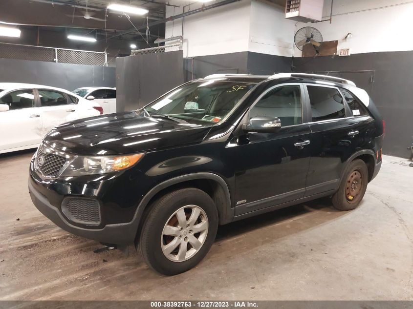 2013 Kia Sorento Lx V6 VIN: 5XYKTDA24DG376093 Lot: 38392763