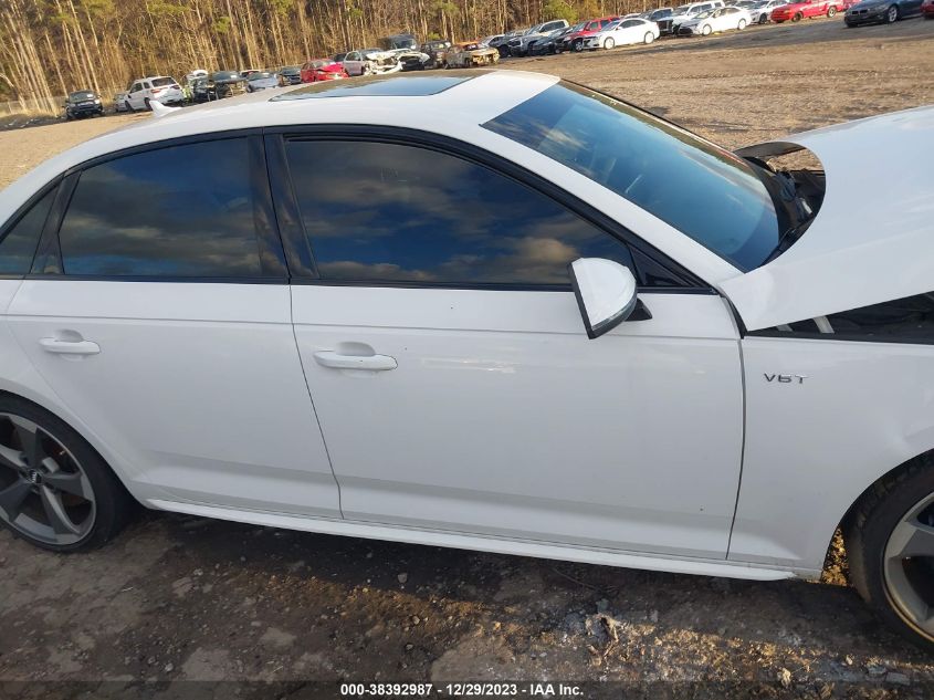 2018 Audi S4 3.0T Premium Plus VIN: WAUB4AF40JA111377 Lot: 38392987