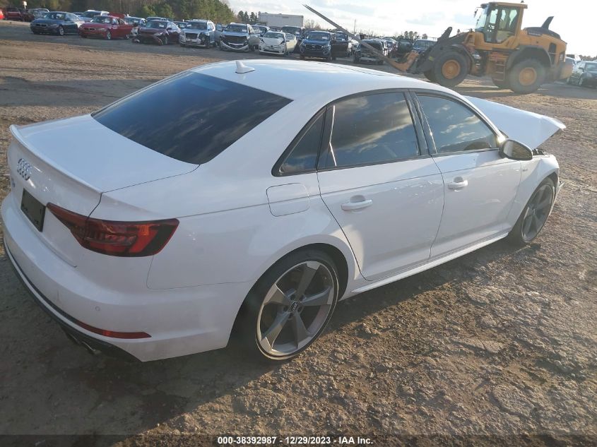 2018 Audi S4 3.0T Premium Plus VIN: WAUB4AF40JA111377 Lot: 38392987