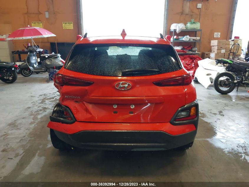 2019 Hyundai Kona Sel VIN: KM8K62AAXKU252016 Lot: 38392994