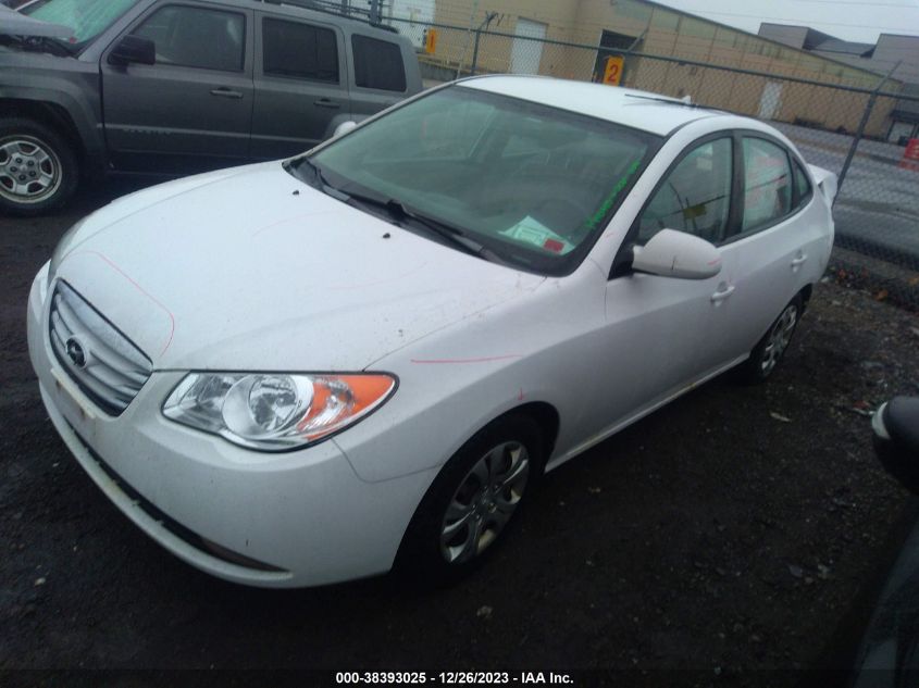 2010 Hyundai Elantra Gls VIN: KMHDU4AD8AU920575 Lot: 38393025