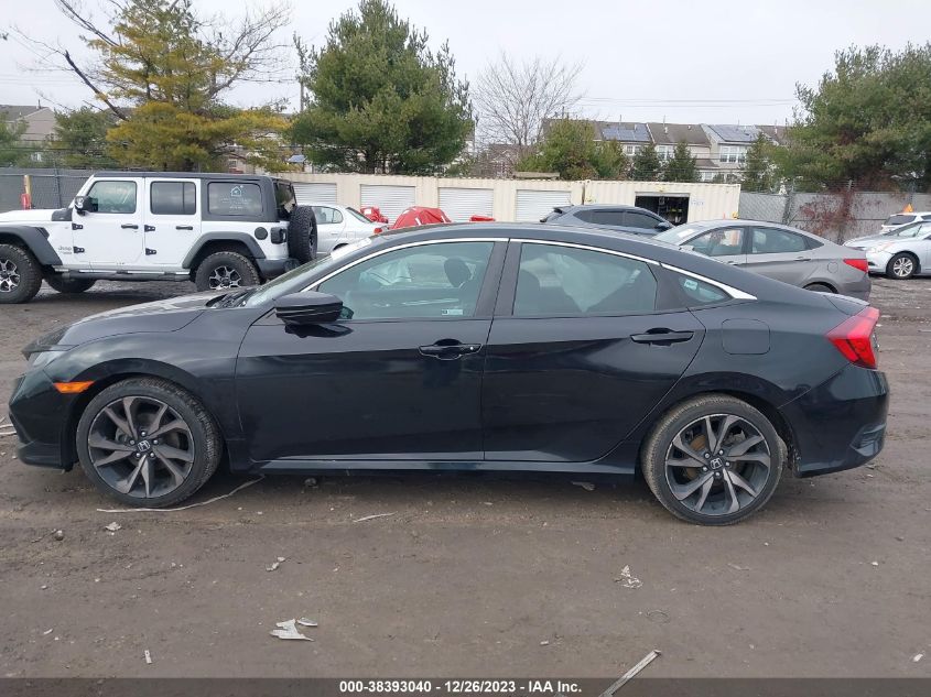 2019 Honda Civic Sport VIN: 2HGFC2F80KH559333 Lot: 38393040