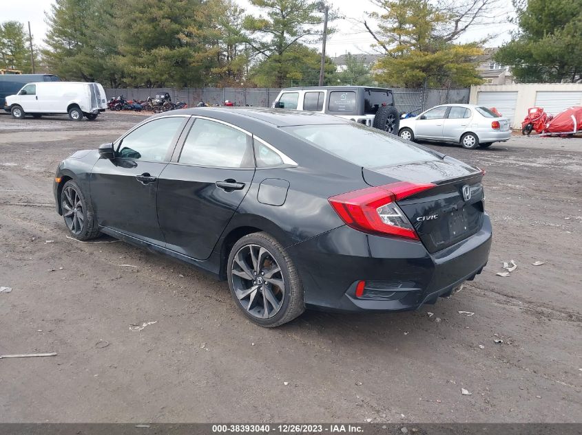 2019 Honda Civic Sport VIN: 2HGFC2F80KH559333 Lot: 38393040