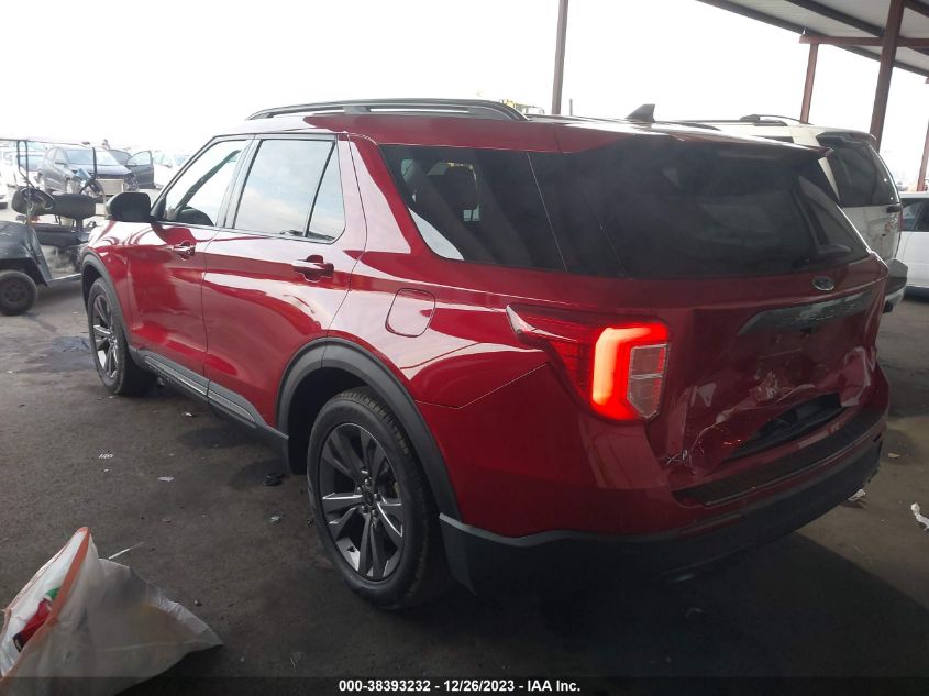 2021 Ford Explorer Xlt VIN: 1FMSK7DH1MGA63242 Lot: 38393232