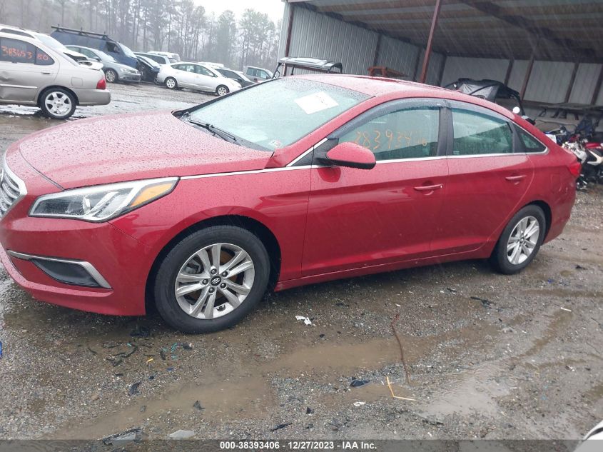 2016 Hyundai Sonata Se VIN: 5NPE24AF3GH296770 Lot: 38393406