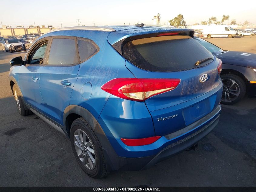 2017 Hyundai Tucson Se VIN: KM8J33A42HU314442 Lot: 38393473