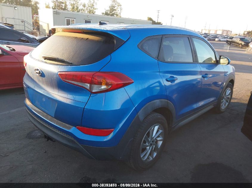 2017 Hyundai Tucson Se VIN: KM8J33A42HU314442 Lot: 38393473