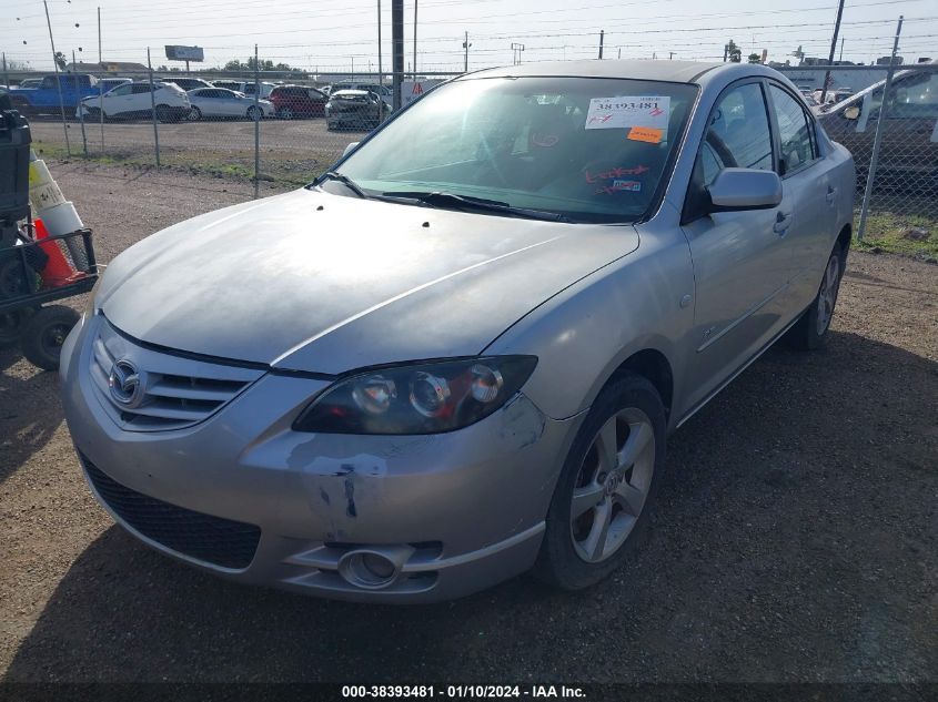 2006 Mazda Mazda3 S VIN: JM1BK123861447145 Lot: 38393481