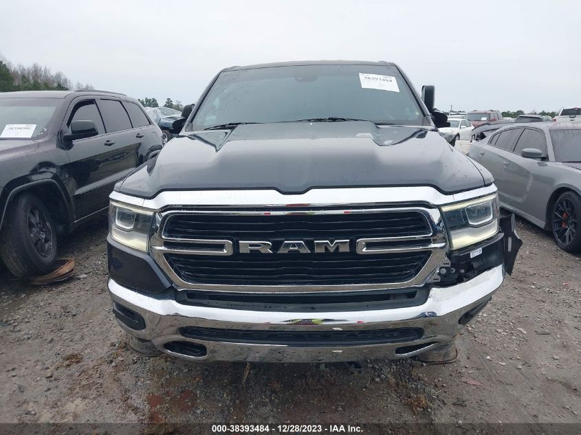 2019 Ram 1500 Big Horn/Lone Star 4X4 6'4 Box VIN: 1C6SRFMT9KN556018 Lot: 38393484