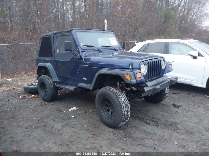 1997 Jeep Wrangler Se VIN: 1J4FY29P7VP533101 Lot: 38393558