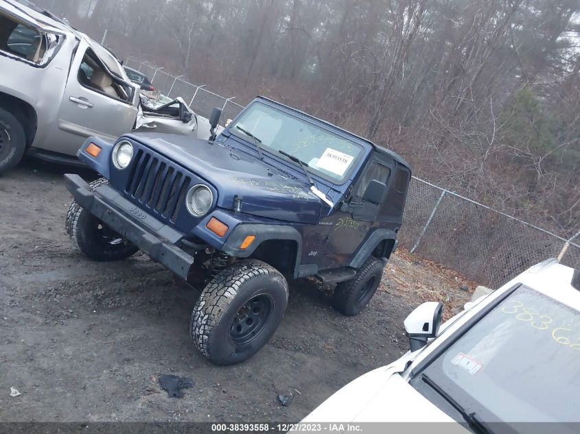 1997 Jeep Wrangler Se VIN: 1J4FY29P7VP533101 Lot: 38393558