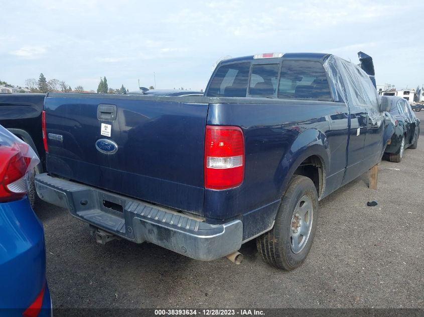 2005 Ford F-150 Lariat/Xl/Xlt VIN: 1FTPX12545FA14755 Lot: 38393634