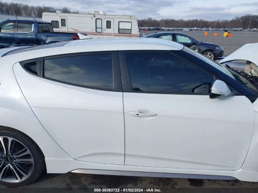 KMHTC6AE6GU271306 2016 Hyundai Veloster Turbo