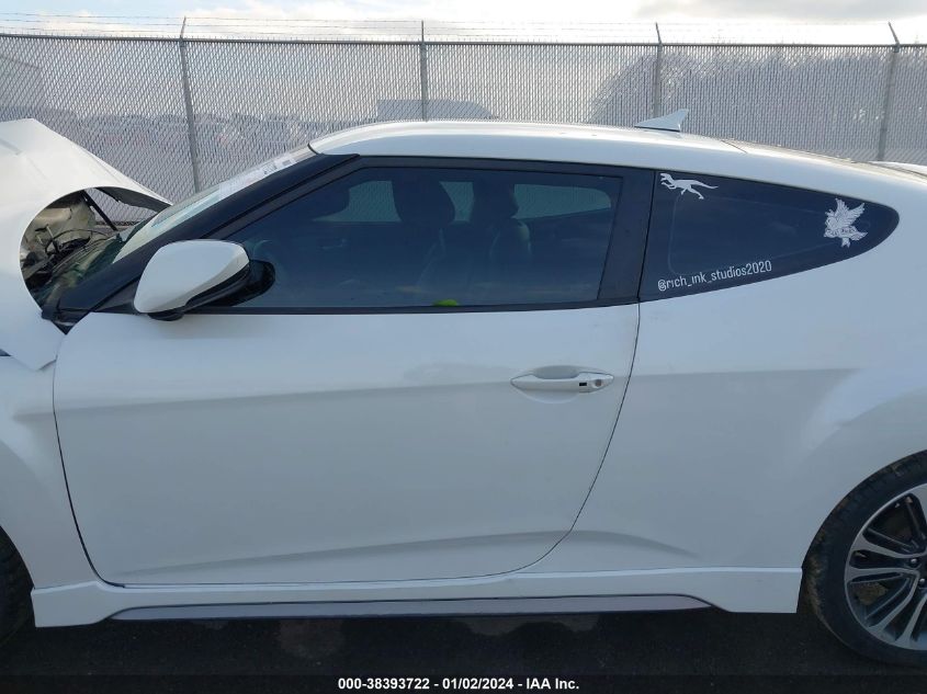 KMHTC6AE6GU271306 2016 Hyundai Veloster Turbo