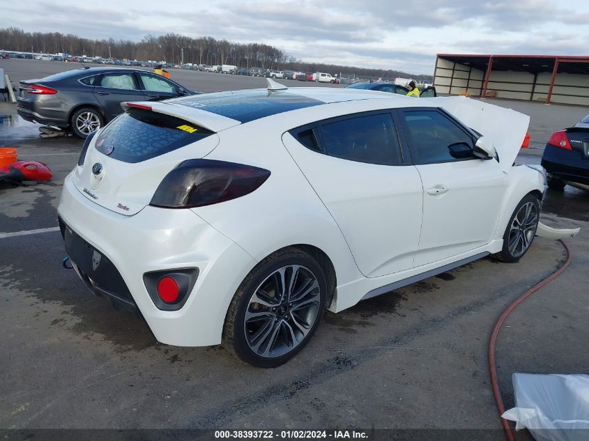 KMHTC6AE6GU271306 2016 Hyundai Veloster Turbo