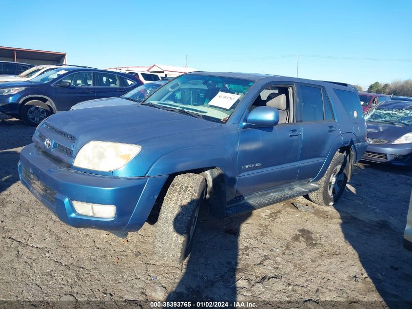 2005 Toyota 4Runner Limited V6 VIN: JTEBU17R658032687 Lot: 38393765