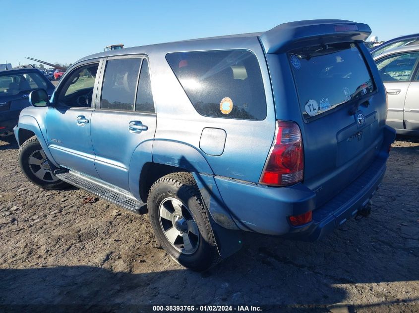 2005 Toyota 4Runner Limited V6 VIN: JTEBU17R658032687 Lot: 38393765