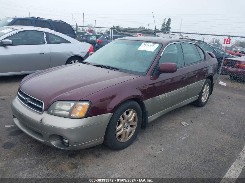 2000 Subaru Outback Limited VIN: 4S3BE6863Y7207622 Lot: 38393972