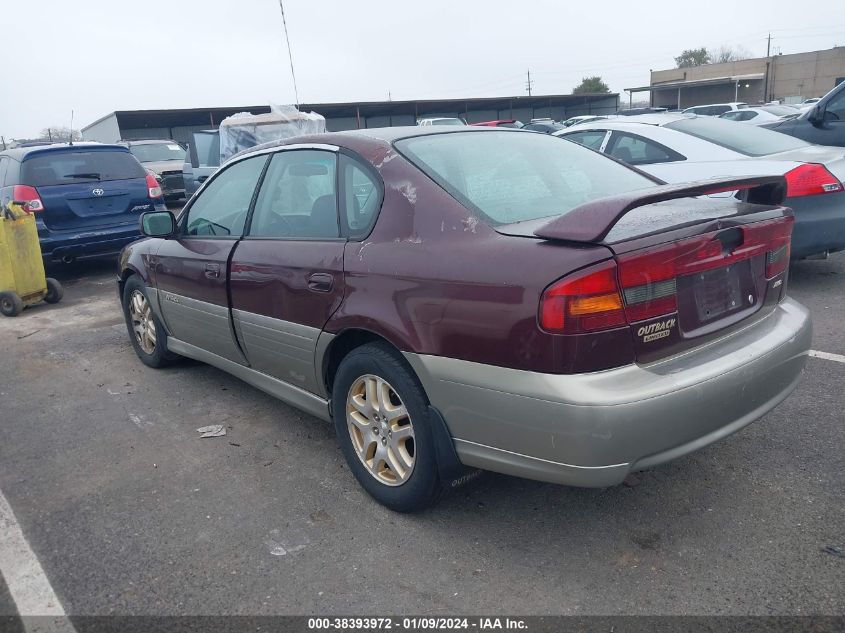 2000 Subaru Outback Limited VIN: 4S3BE6863Y7207622 Lot: 38393972