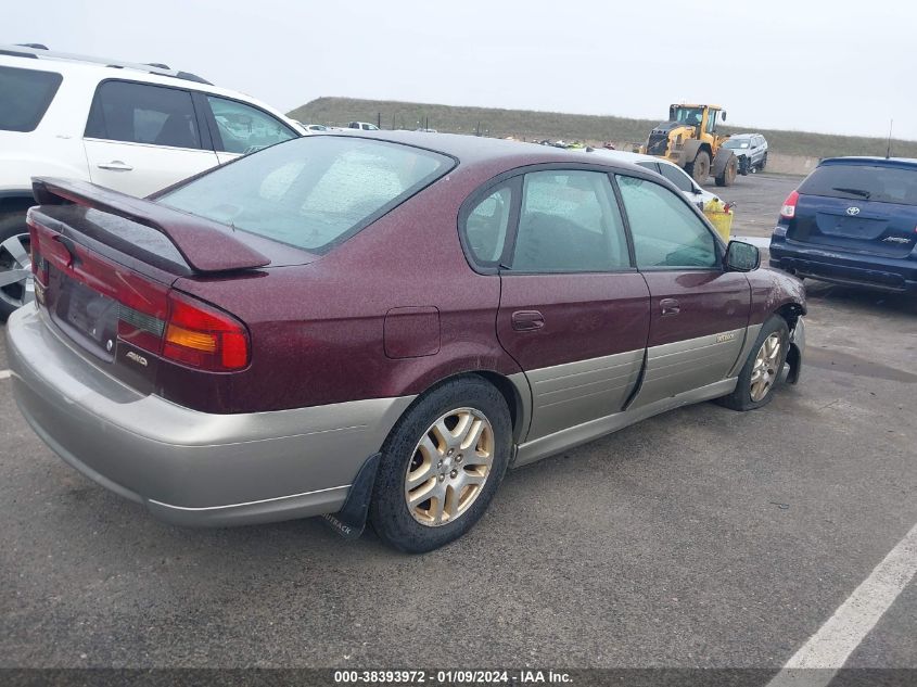 2000 Subaru Outback Limited VIN: 4S3BE6863Y7207622 Lot: 38393972