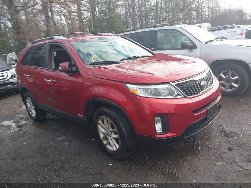 2014 Kia Sorento Lx VIN: 5XYKTDA63EG516865 Lot: 38394025