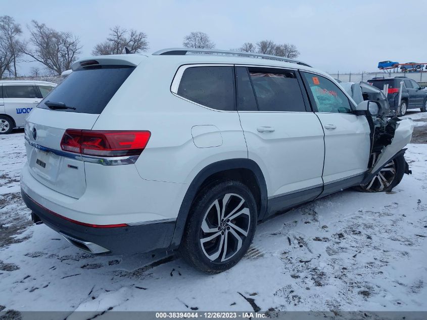 2021 Volkswagen Atlas 3.6L V6 Sel Premium VIN: 1V2TR2CA4MC521566 Lot: 38394044