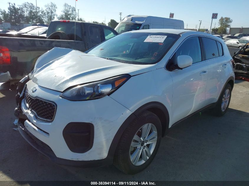 2018 Kia Sportage Lx VIN: KNDPM3AC7J7380296 Lot: 38394114