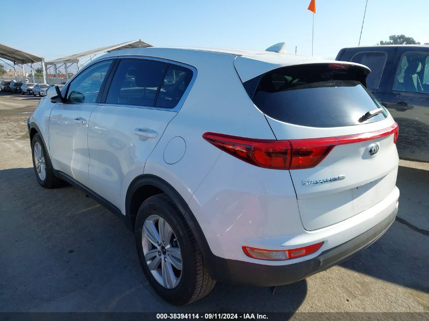 2018 Kia Sportage Lx VIN: KNDPM3AC7J7380296 Lot: 38394114