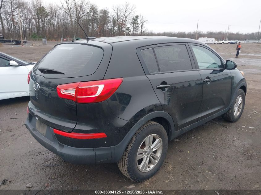 2012 Kia Sportage Lx VIN: KNDPB3A23C7289574 Lot: 38394125