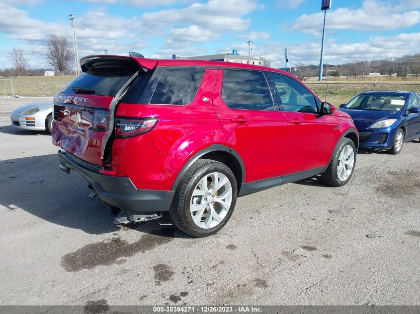 2022 Land Rover Discovery Sport Se VIN: SALCP2FX0NH911181 Lot: 38394271