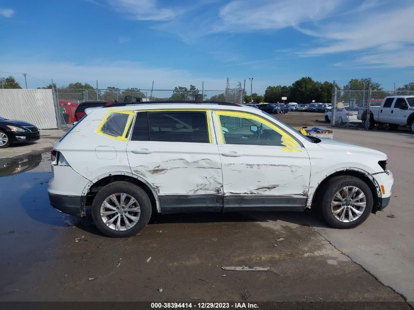 2018 Volkswagen Tiguan 2.0T Se/2.0T Sel VIN: 3VV3B7AX4JM109296 Lot: 38394414