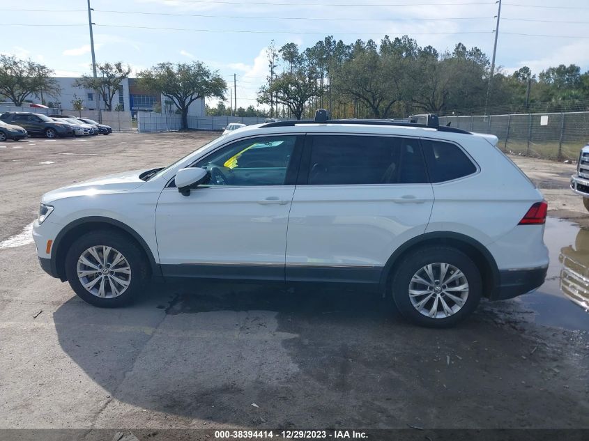 2018 Volkswagen Tiguan 2.0T Se/2.0T Sel VIN: 3VV3B7AX4JM109296 Lot: 38394414