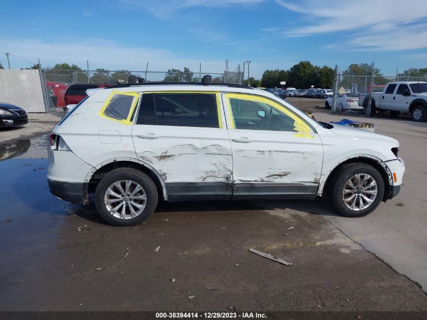 2018 Volkswagen Tiguan 2.0T Se/2.0T Sel VIN: 3VV3B7AX4JM109296 Lot: 38394414