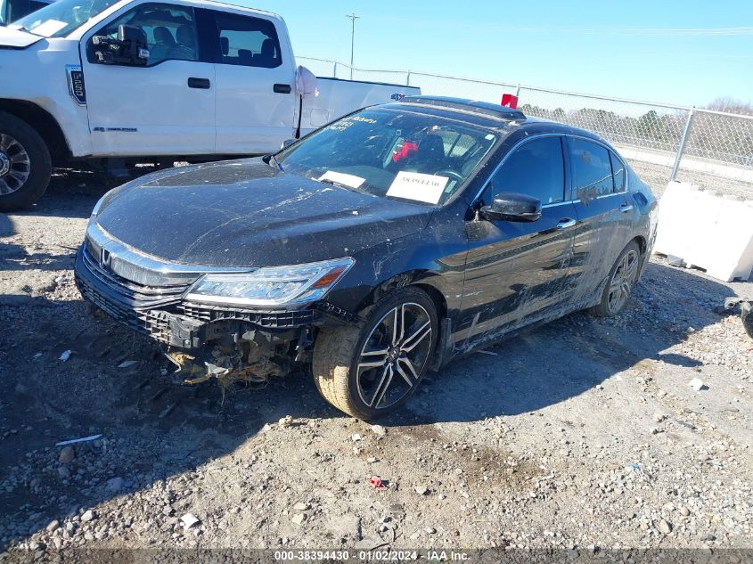 2016 Honda Accord Touring VIN: 1HGCR3F90GA011063 Lot: 38394430