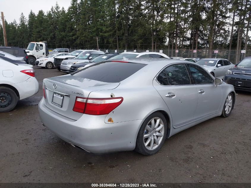 2007 Lexus Ls 460 VIN: JTHBL46F675043742 Lot: 38394604