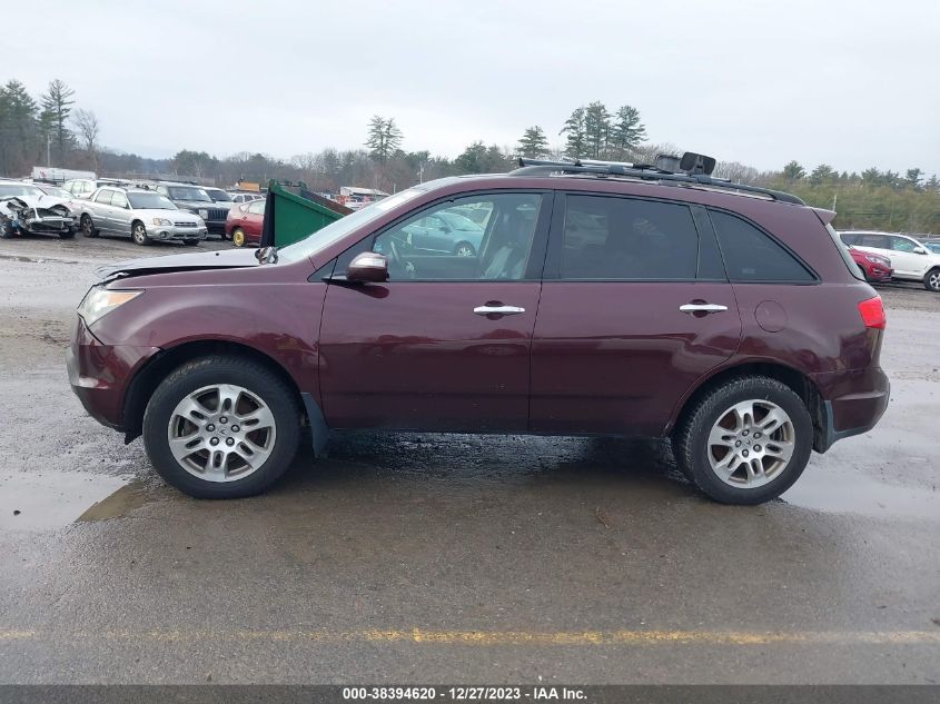 2009 Acura Mdx VIN: 2HNYD28219H518744 Lot: 38394620