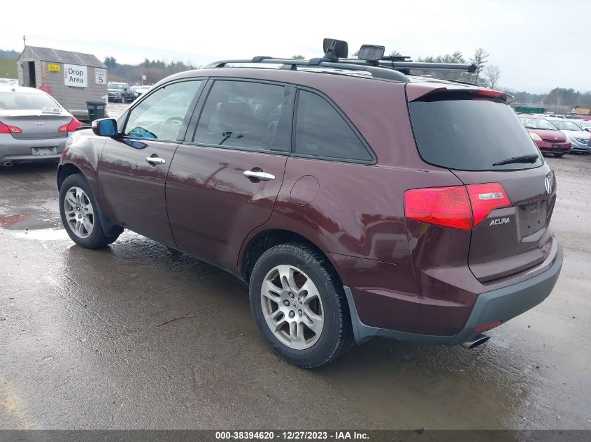 2009 Acura Mdx VIN: 2HNYD28219H518744 Lot: 38394620