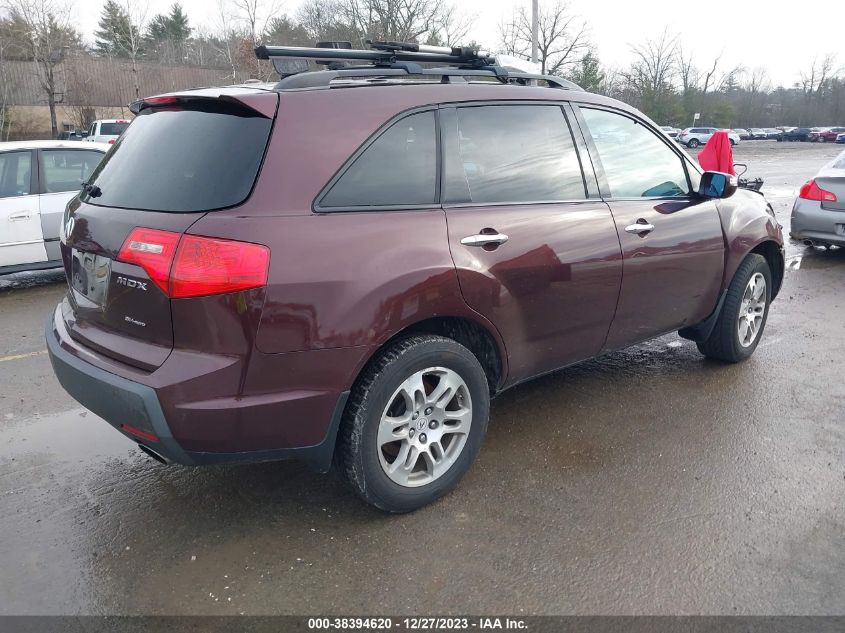 2009 Acura Mdx VIN: 2HNYD28219H518744 Lot: 38394620