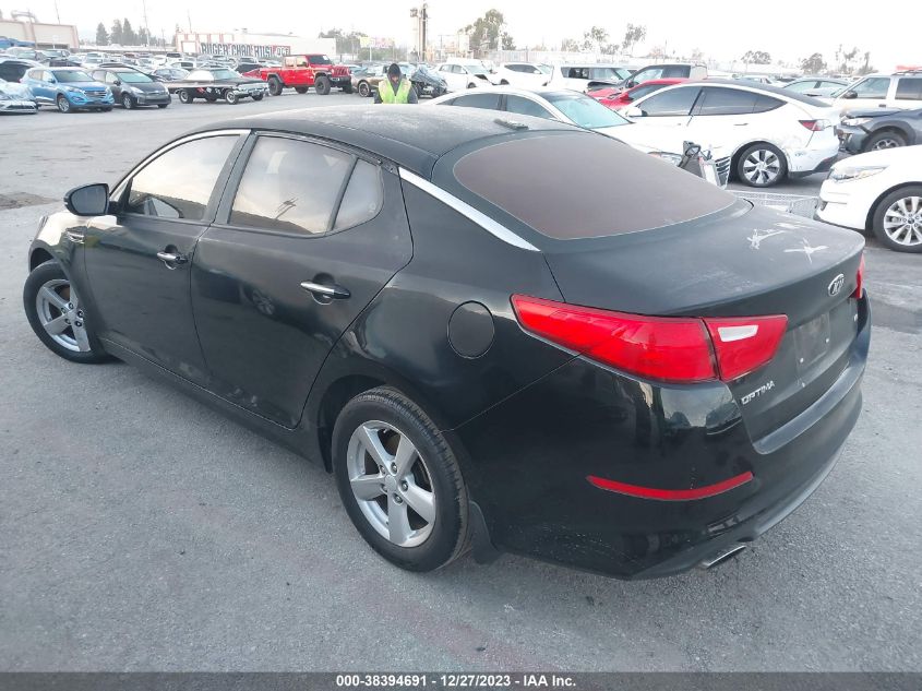 2014 Kia Optima Lx VIN: 5XXGM4A79EG279508 Lot: 38394691