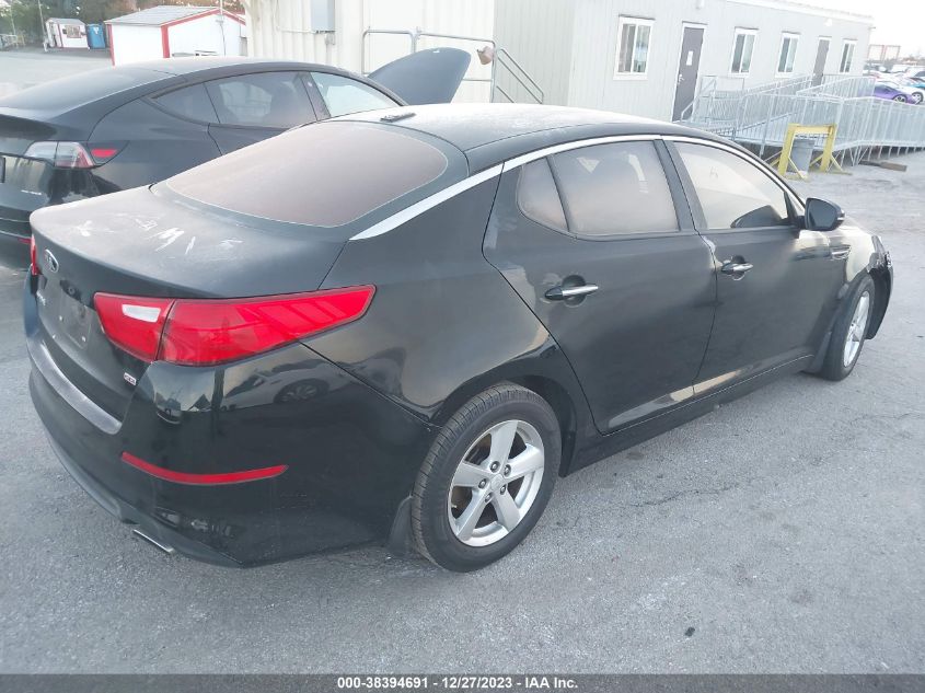 2014 Kia Optima Lx VIN: 5XXGM4A79EG279508 Lot: 38394691