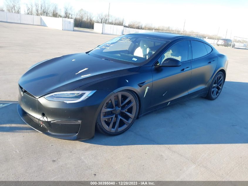 2022 Tesla Model S Dual Motor All-Wheel Drive VIN: 5YJSA1E5XNF470738 Lot: 38395040