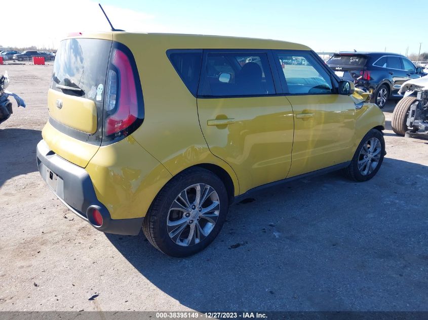 2015 Kia Soul + VIN: KNDJP3A58F7115330 Lot: 38395149