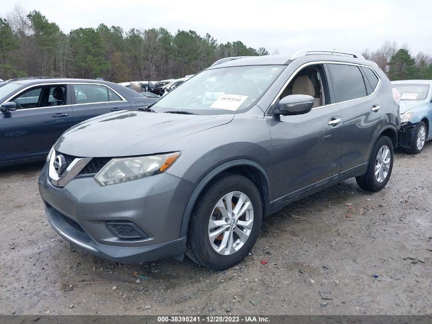 2014 Nissan Rogue Sv VIN: 5N1AT2MT1EC799400 Lot: 38395241